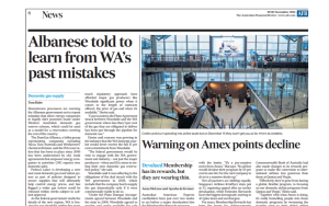 The Australian / The Nightly — iFLYflat The Flights Club featured, December 2025