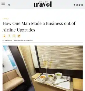Luxury Travel Mag — iFLYflat airline upgrades