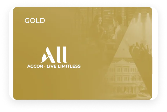 Gold membership card