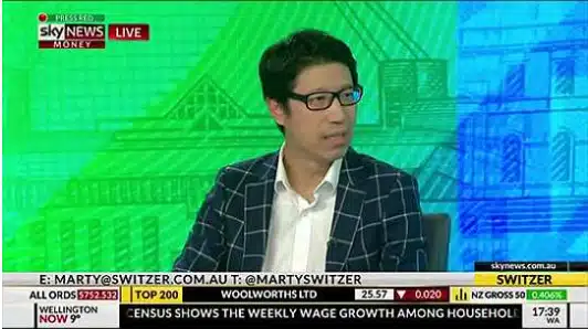 Steve Hui on Switzer - Sky News Money