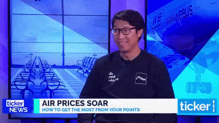Steve Hui on Ticker News - Air Prices Soar