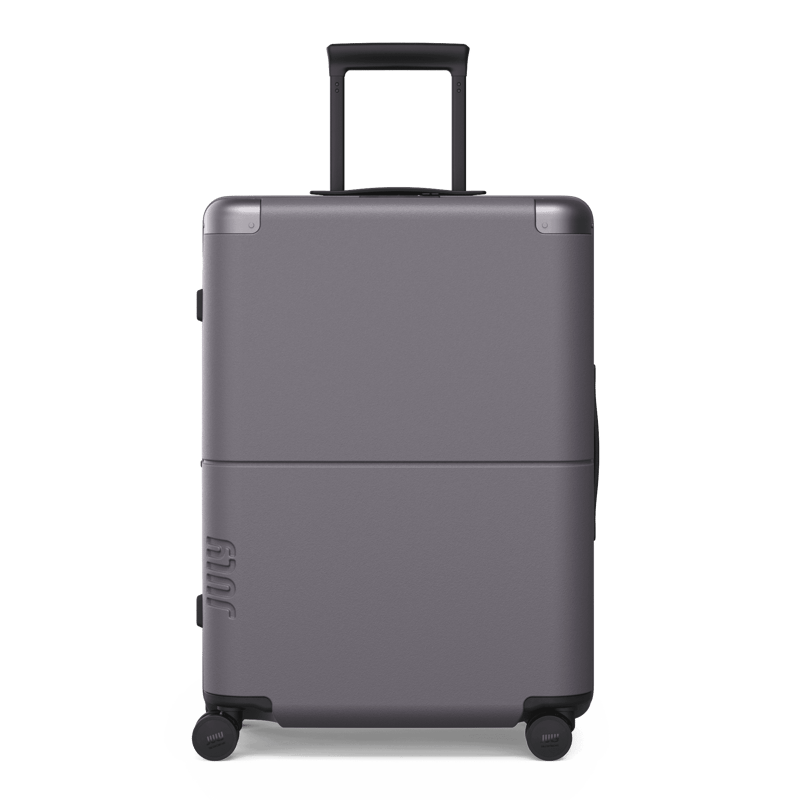 July Checked Expandable in Shadow Lavender