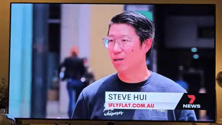 Steve Hui on Channel 7 News December 2023