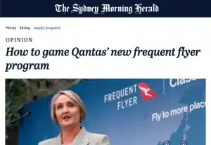 Sydney Morning Herald — How to game Qantas new frequent flyer program, featuring Steve Hui