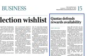 The Australian — Steve Hui frequent flyer expert feature